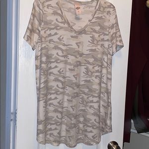 NWOT Pink Coconut boutique camo shirt
